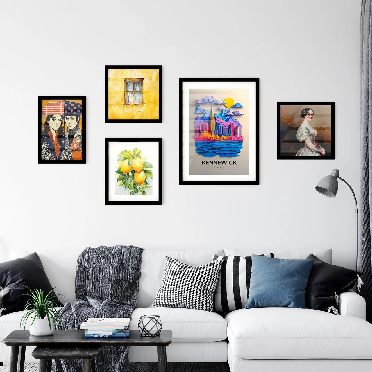 Vivid Kennewick, Washington, Premium Framed Prints
