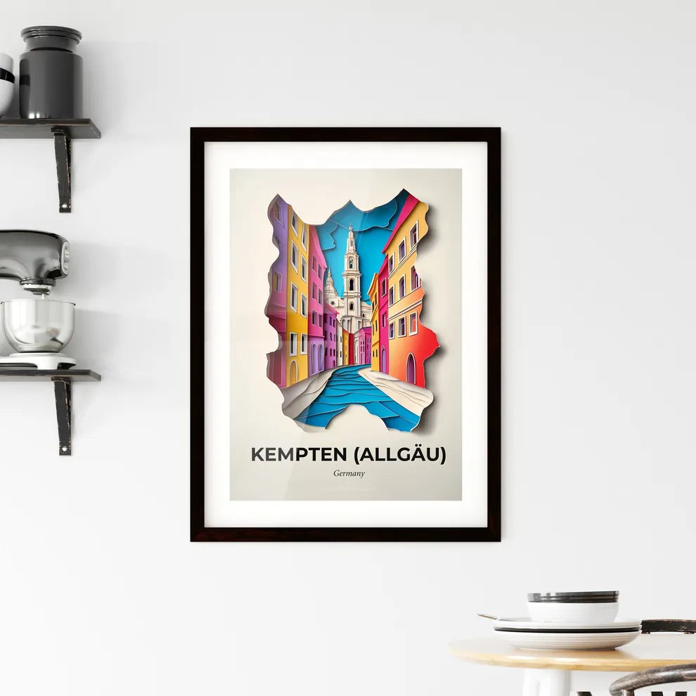 Vivid Kempten (Allgau), Germany, Framed Wall Art