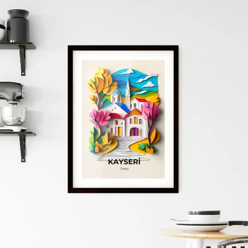 Vivid Kayseri, Turkey, Framed Wall Art