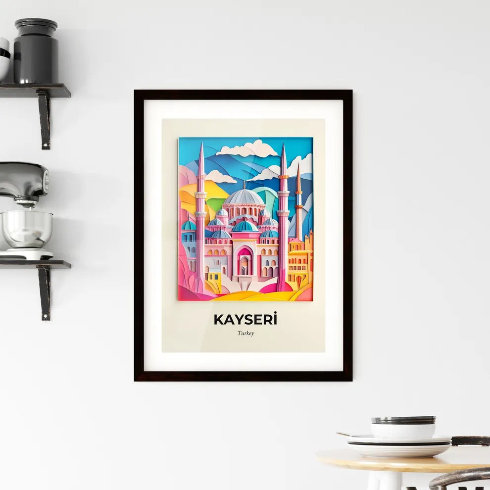 Vivid Kayseri, Turkey, Framed Wall Art