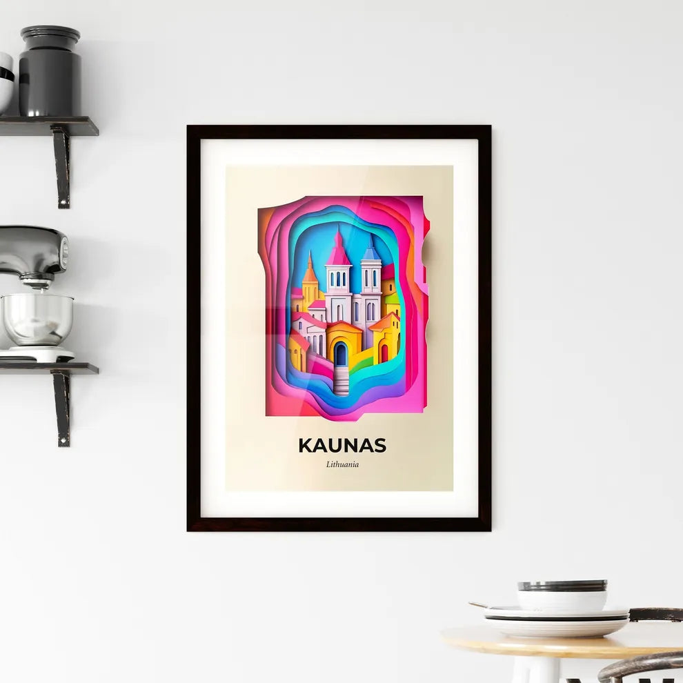 Vivid Kaunas, Lithuania, Framed Wall Art
