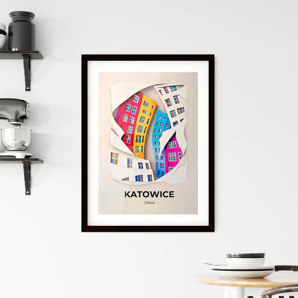 Vivid Katowice, Poland, Framed Wall Art