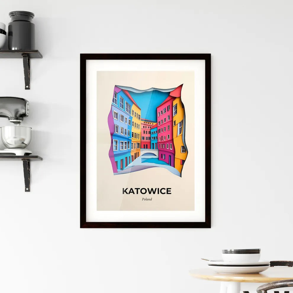 Vivid Katowice, Poland, Framed Wall Art