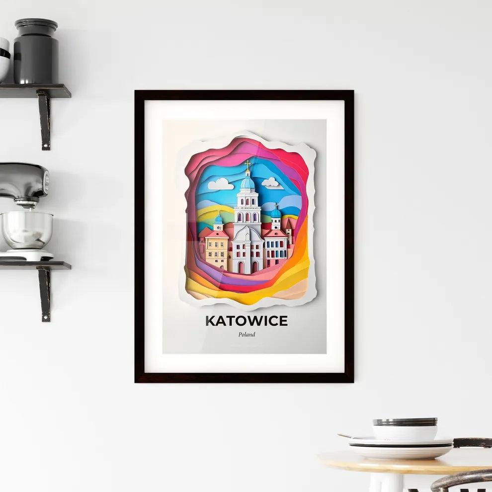 Vivid Katowice, Poland, Framed Wall Art