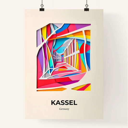 Vivid Kassel, Germany, Colorful Poster