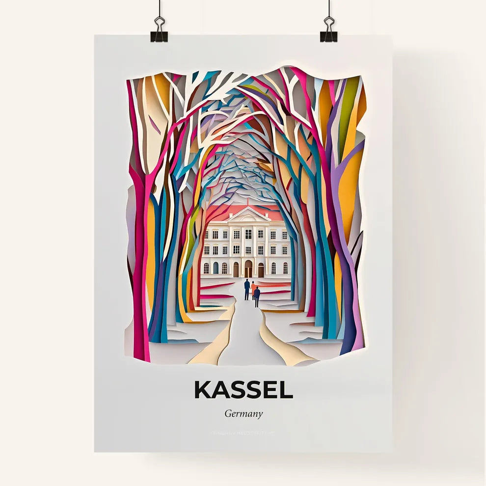 Vivid Kassel, Germany, Colorful Poster