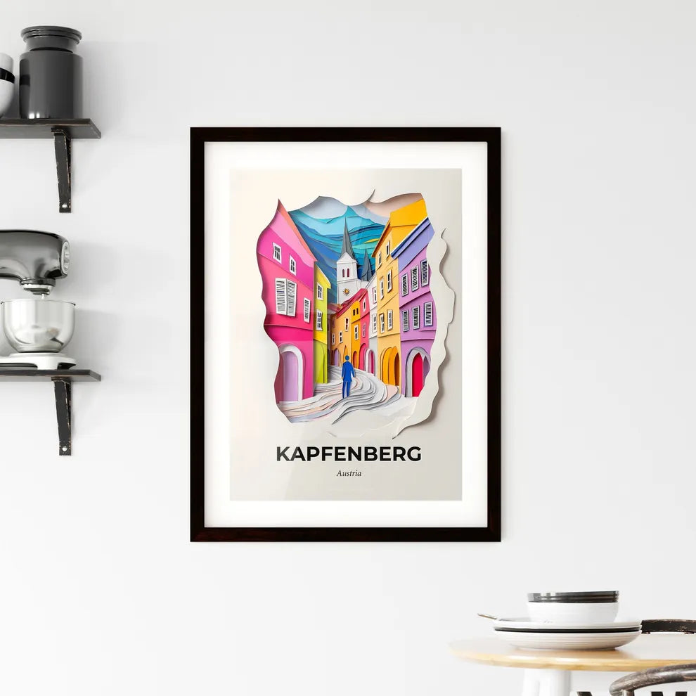 Vivid Kapfenberg, Austria, Framed Wall Art