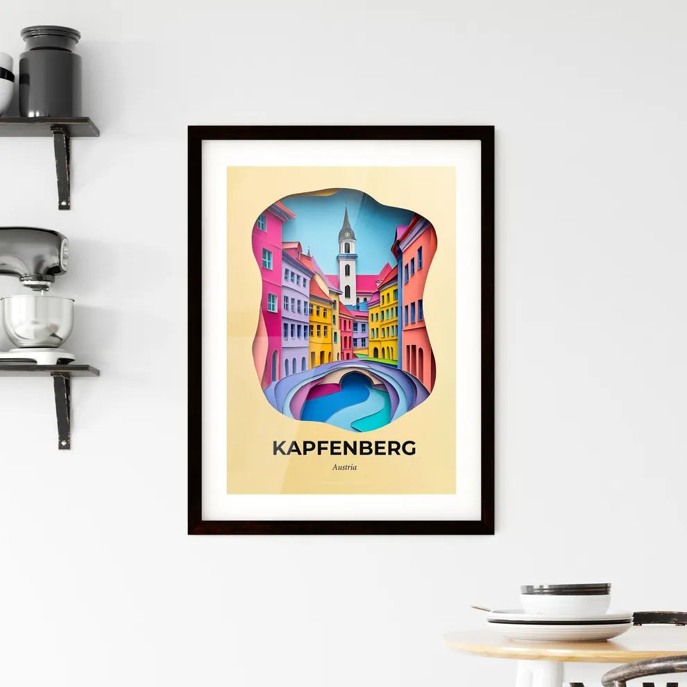 Vivid Kapfenberg, Austria, Framed Wall Art