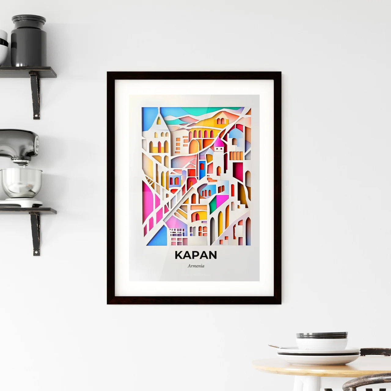 Vivid Kapan, Armenia, Framed Wall Art