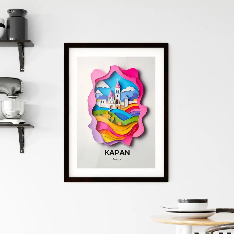 Vivid Kapan, Armenia, Framed Wall Art