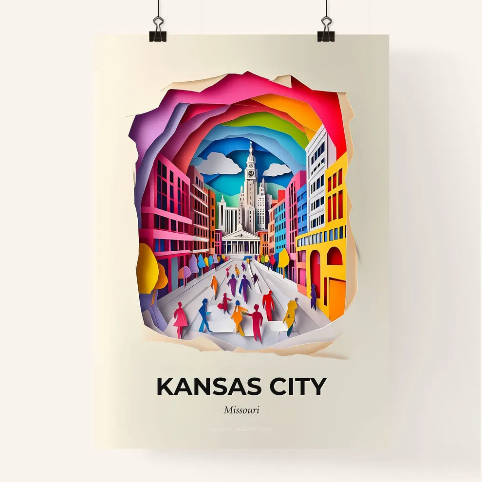 Vivid Kansas City, Missouri, Colorful Poster