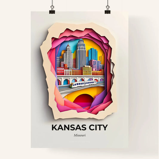 Vivid Kansas City, Missouri, Colorful Poster
