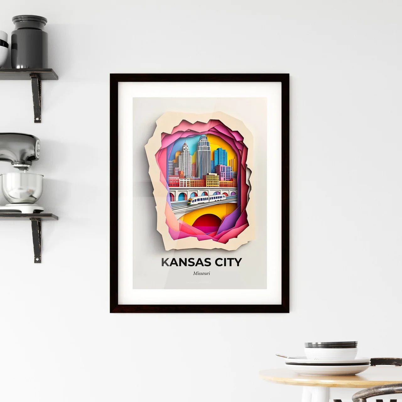 Vivid Kansas City, Missouri, Framed Wall Art