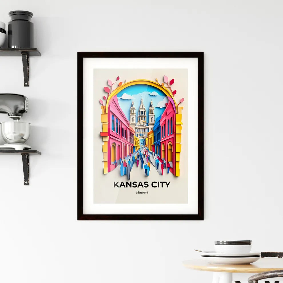 Vivid Kansas City, Missouri, Framed Wall Art