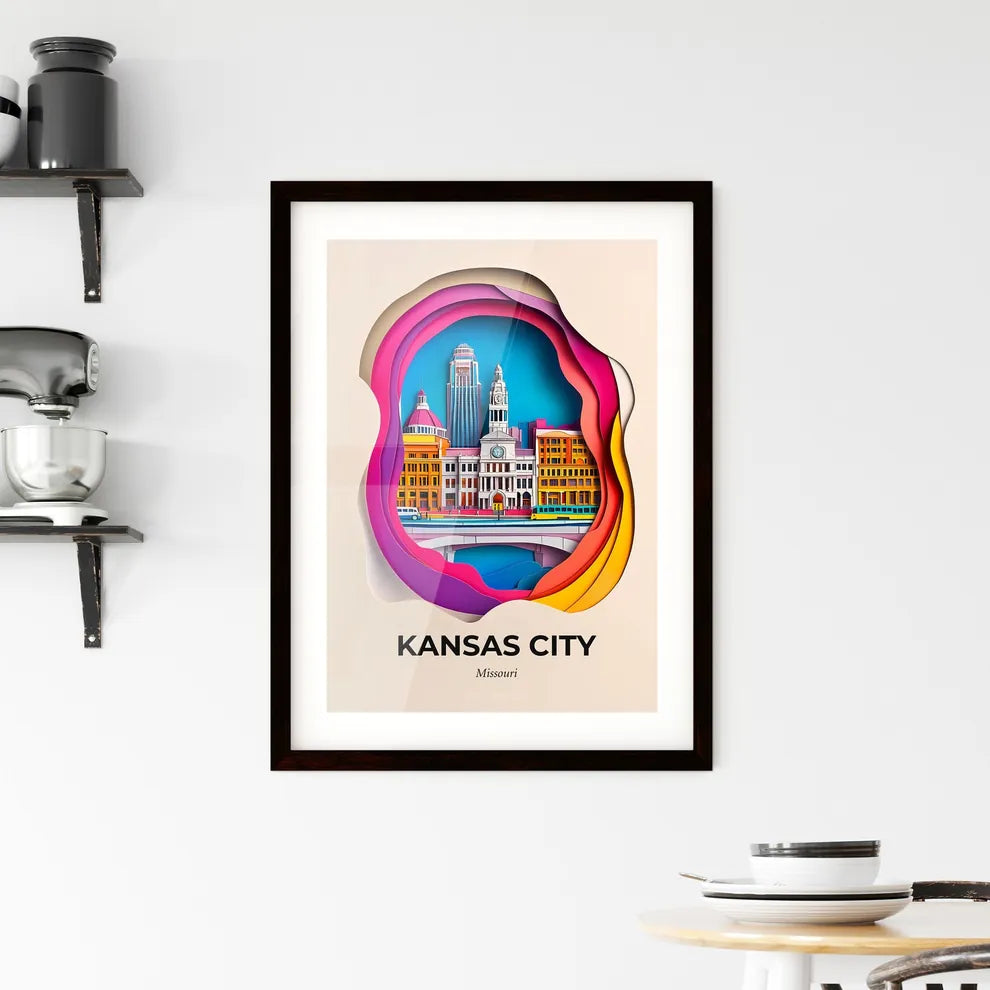 Vivid Kansas City, Missouri, Framed Wall Art