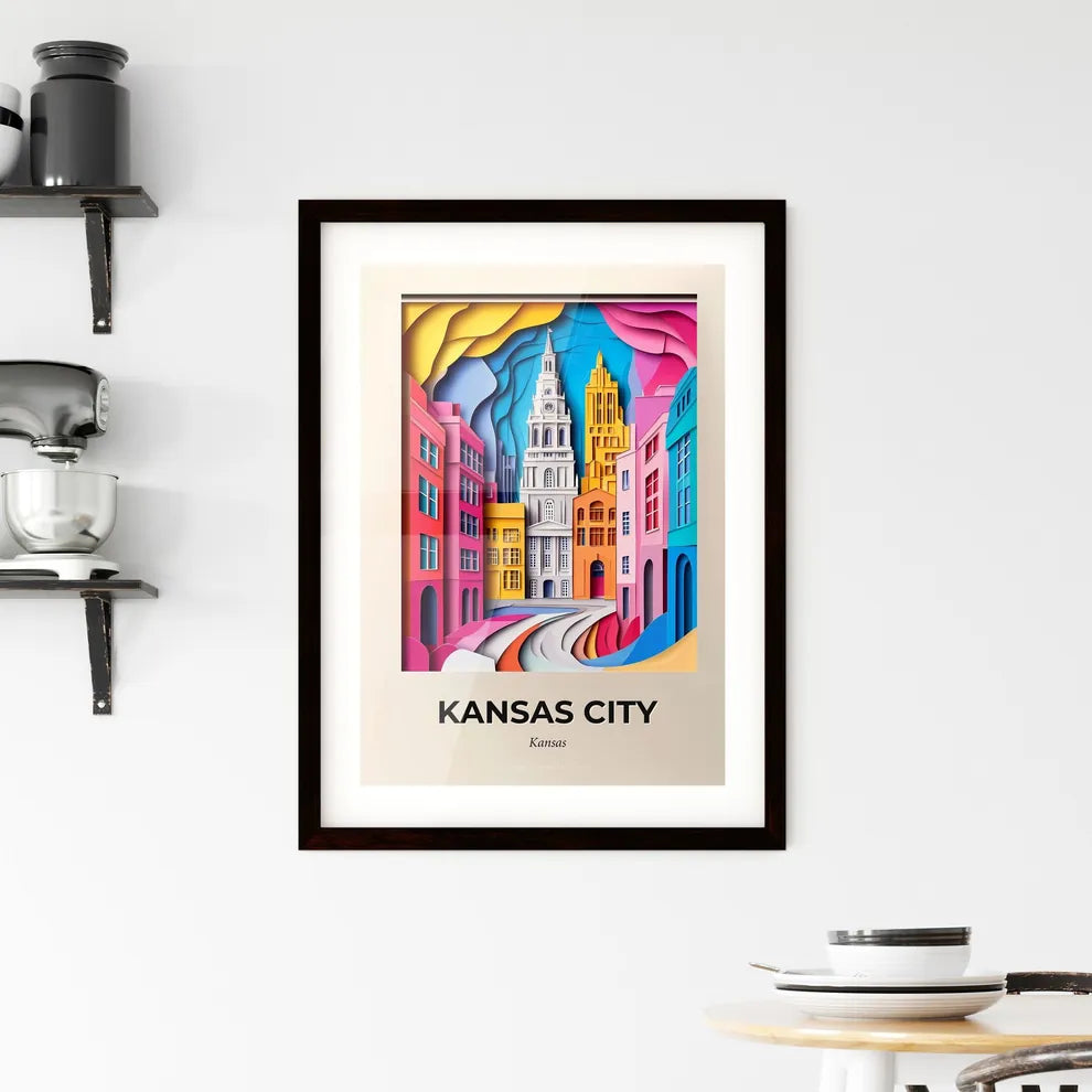 Vivid Kansas City, Kansas, Framed Wall Art