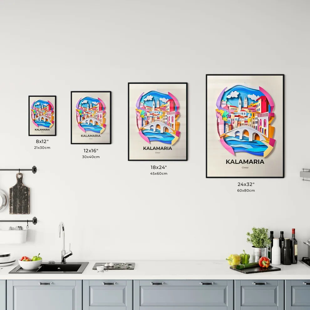 Vivid Kalamaria, Greece, Kitchen Art