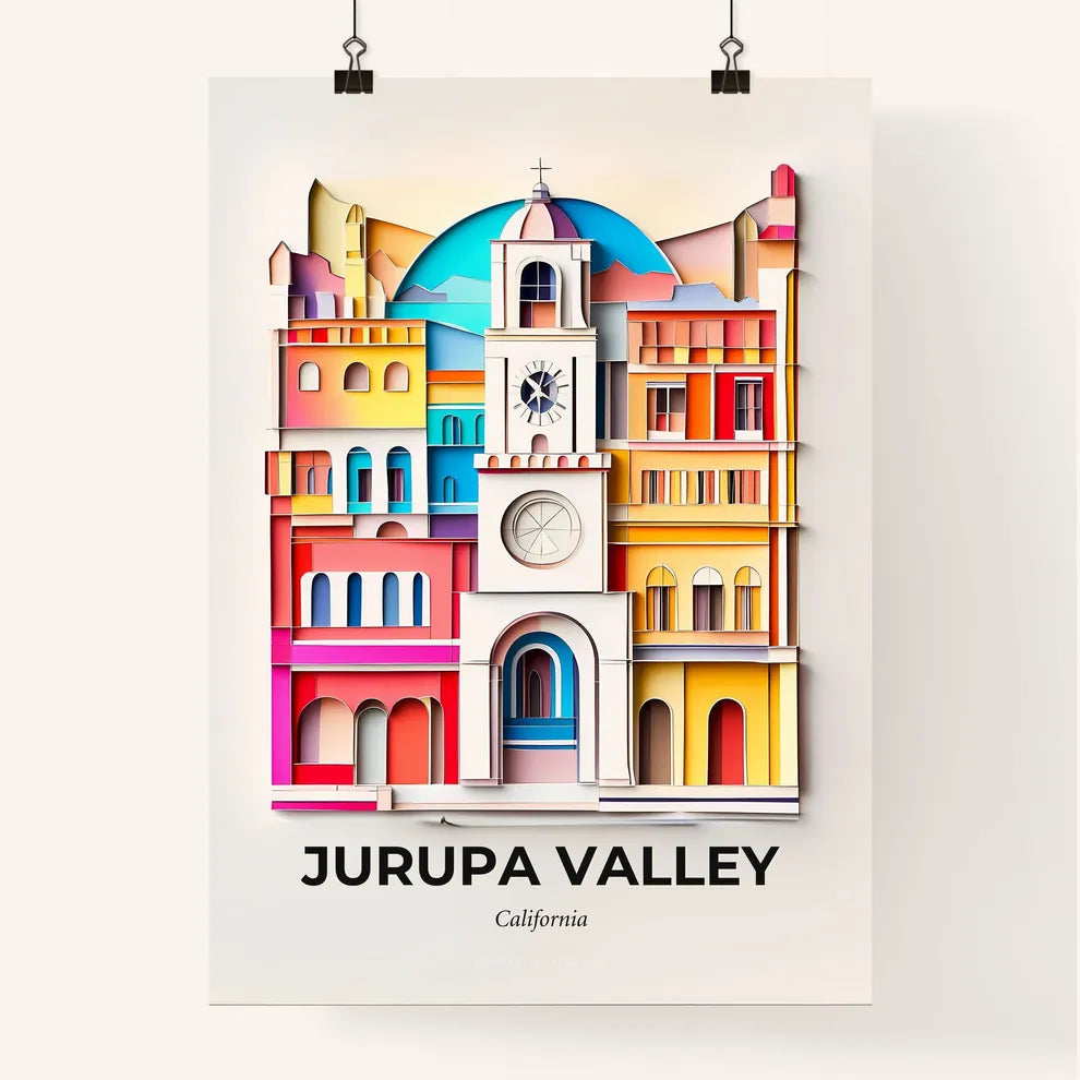 Vivid Jurupa Valley, California, Colorful Poster