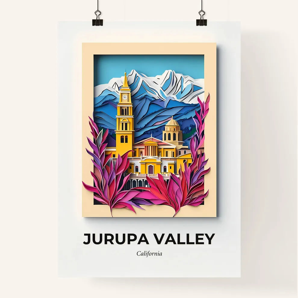 Vivid Jurupa Valley, California, Colorful Poster