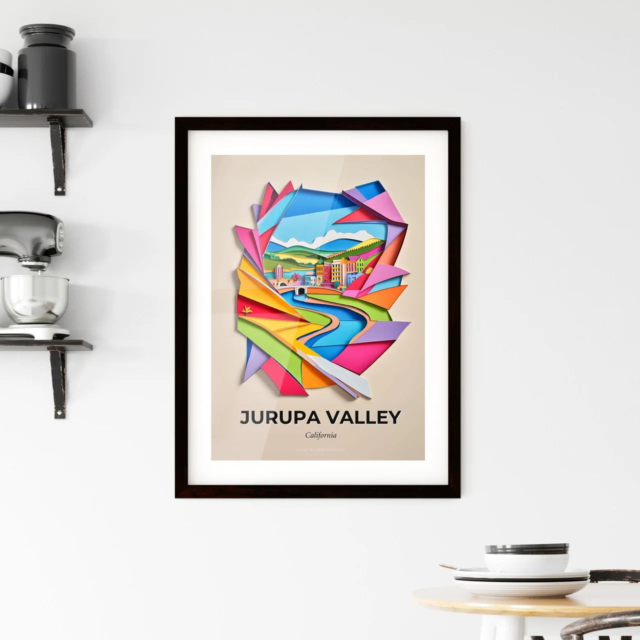 Vivid Jurupa Valley, California, Framed Wall Art