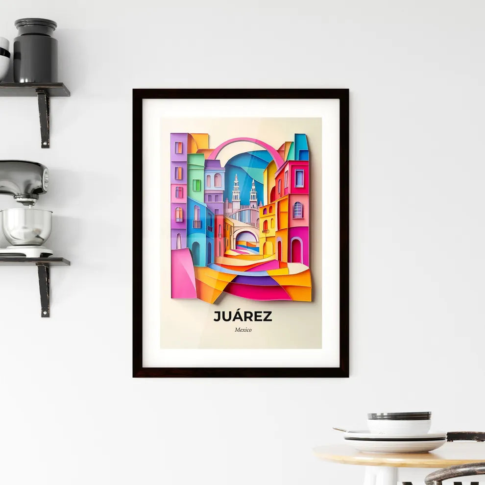 Vivid Juárez, Mexico, Framed Wall Art