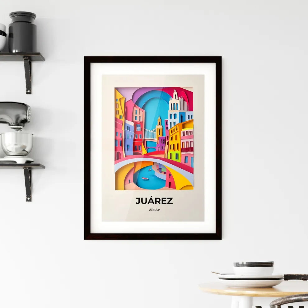 Vivid Juárez, Mexico, Framed Wall Art