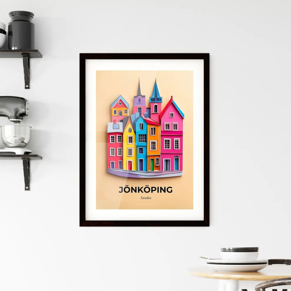 Vivid Jönköping, Sweden, Framed Wall Art