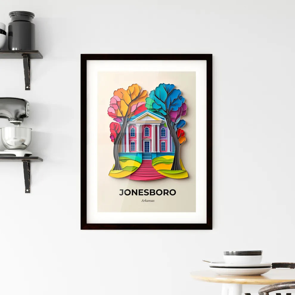 Vivid Jonesboro, Arkansas, Framed Wall Art