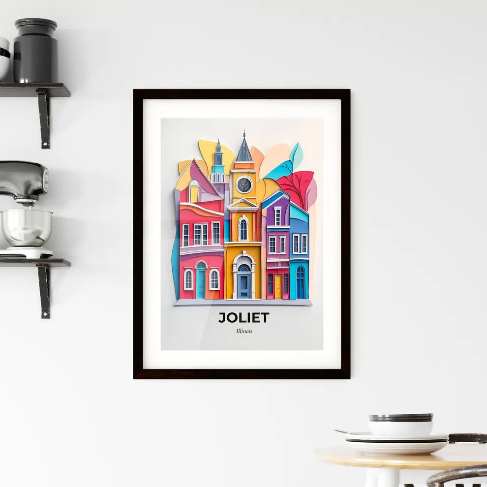 Vivid Joliet, Illinois, Framed Wall Art