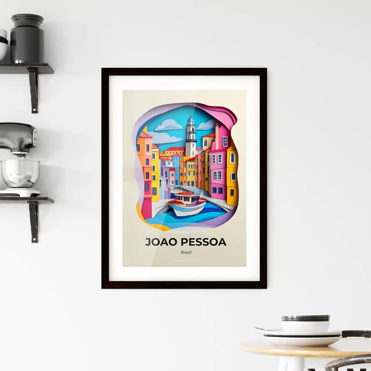 Vivid Joao Pessoa, Brazil, Framed Wall Art