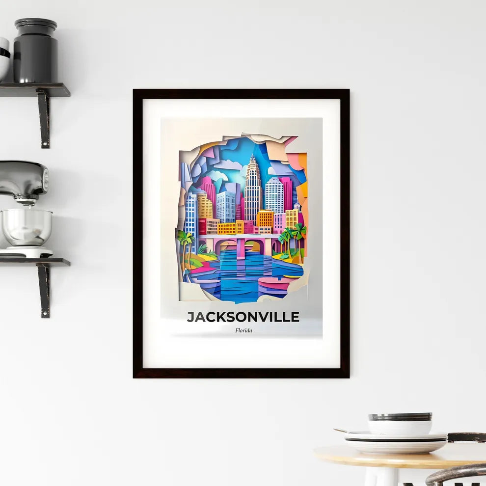 Vivid Jacksonville, Florida, Framed Wall Art