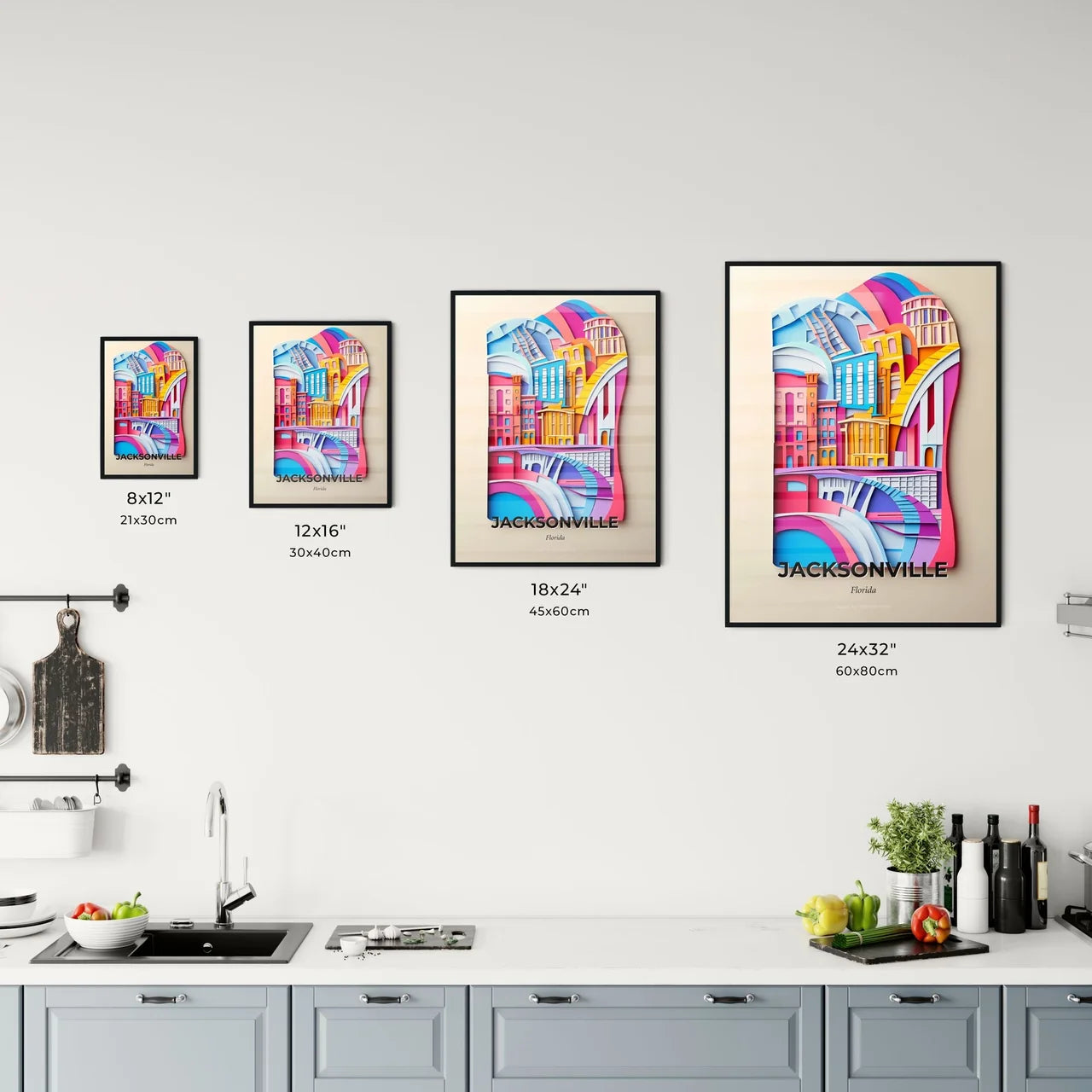 Vivid Jacksonville, Florida, Kitchen Art
