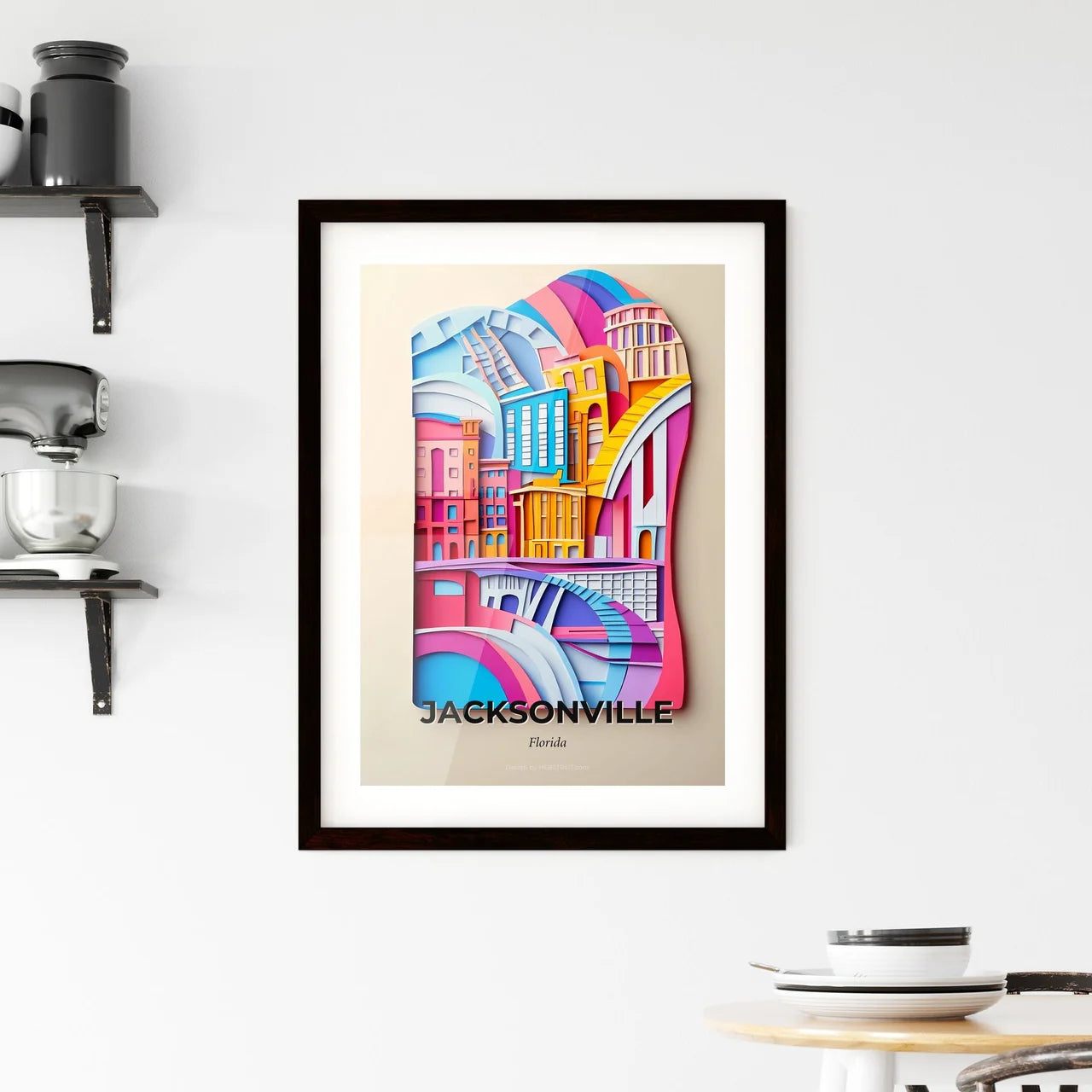 Vivid Jacksonville, Florida, Framed Wall Art