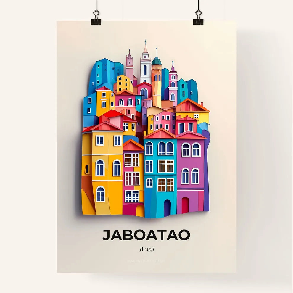 Vivid Jaboatao, Brazil, Colorful Poster
