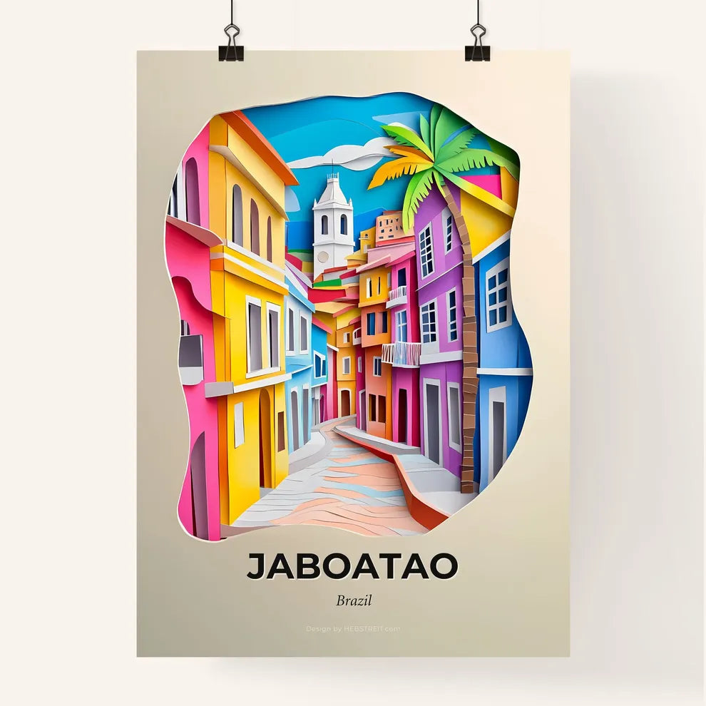 Vivid Jaboatao, Brazil, Colorful Poster