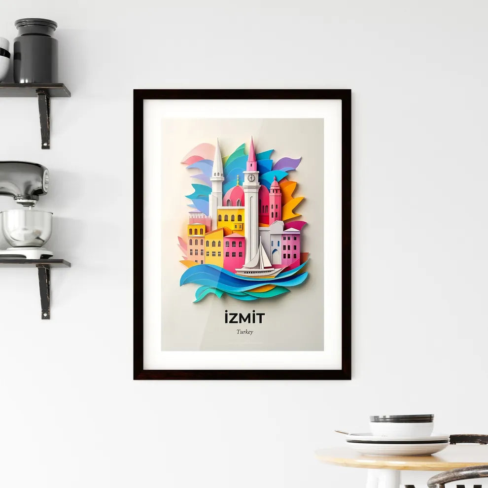 Vivid İzmit, Turkey, Framed Wall Art