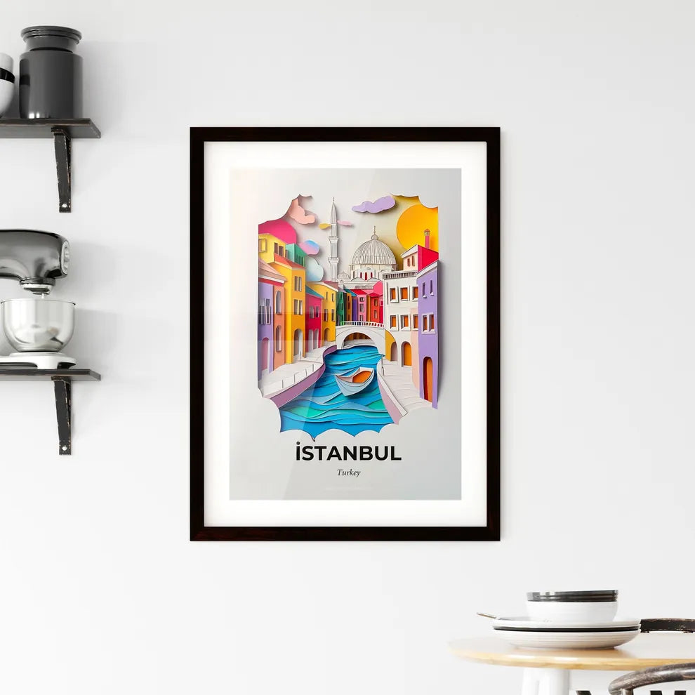 Vivid Istanbul, Turkey, Framed Wall Art