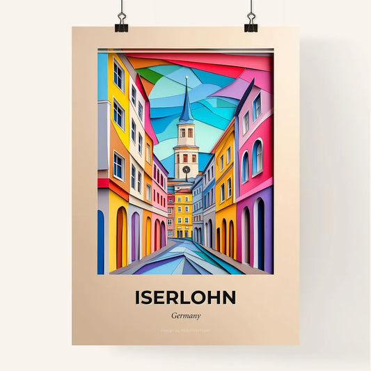 Vivid Iserlohn, Germany, Colorful Poster