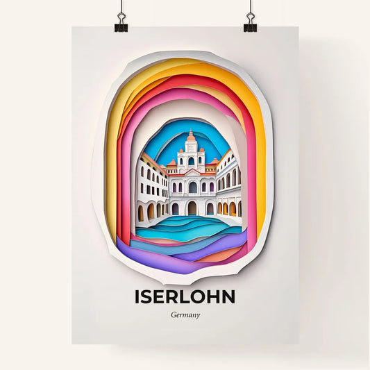 Vivid Iserlohn, Germany, Colorful Poster