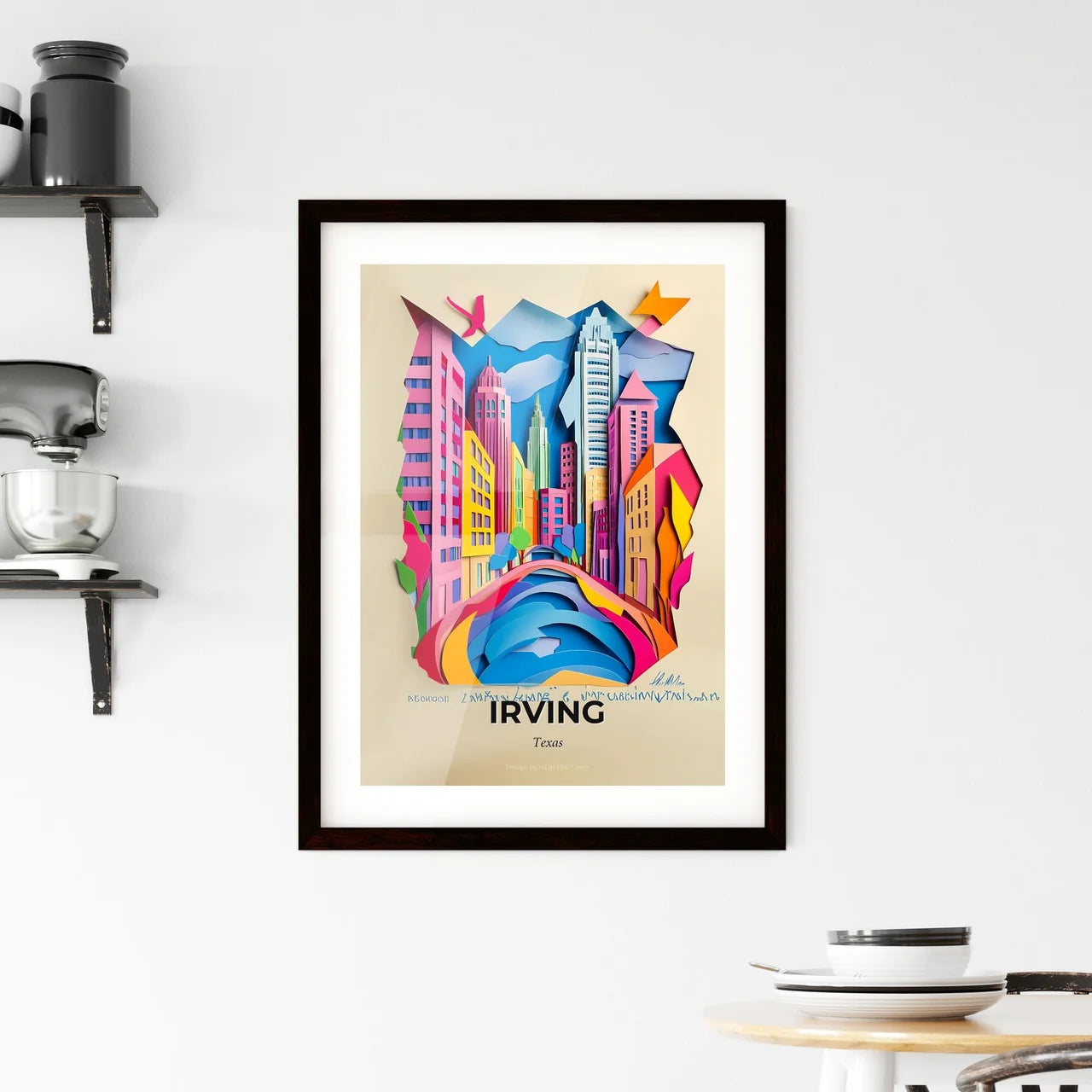 Vivid Irving, Texas, Framed Wall Art