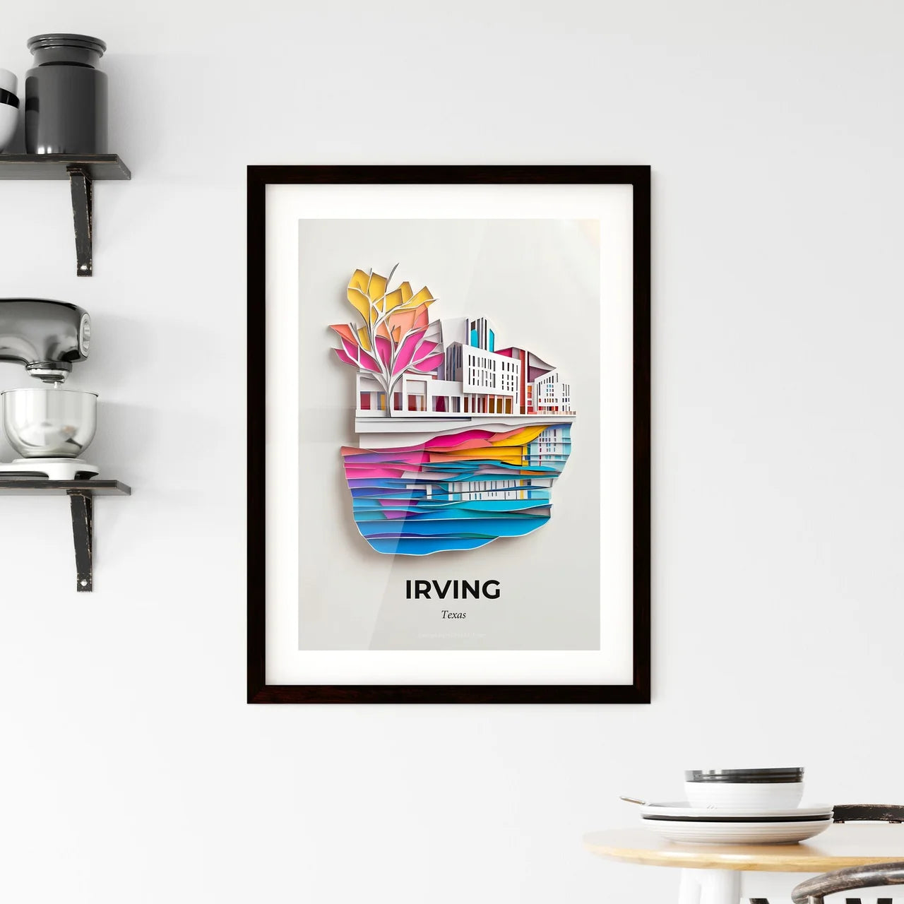 Vivid Irving, Texas, Framed Wall Art