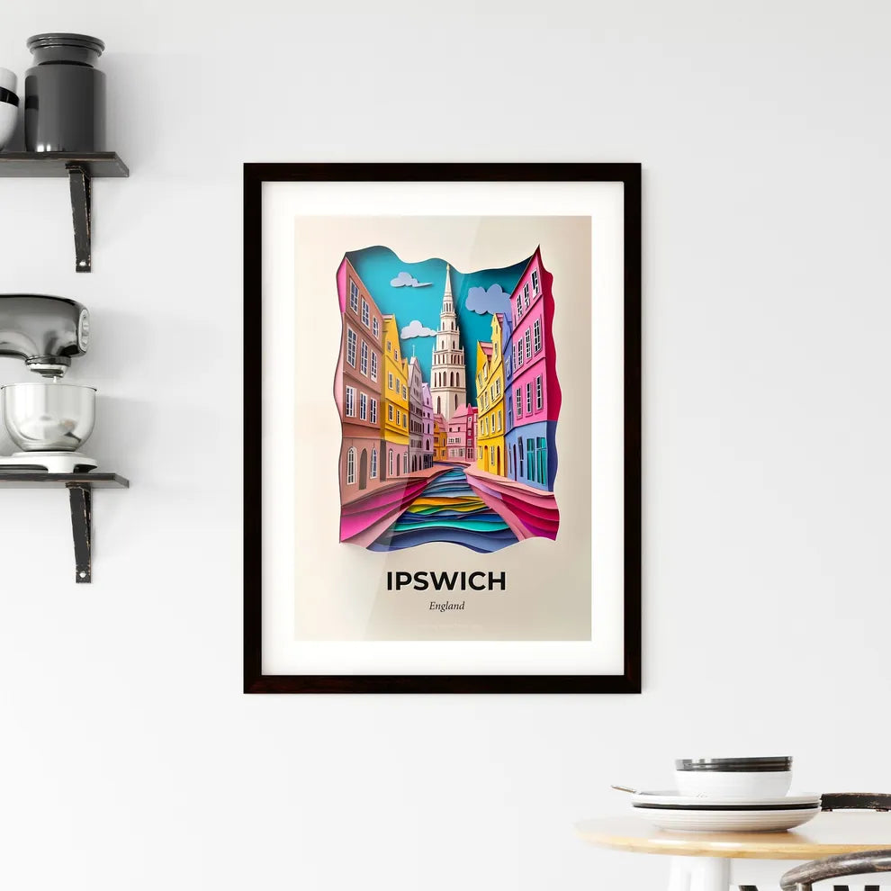Vivid Ipswich, England, Framed Wall Art