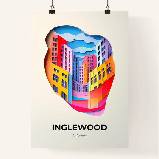 Vivid Inglewood, California, Colorful Poster