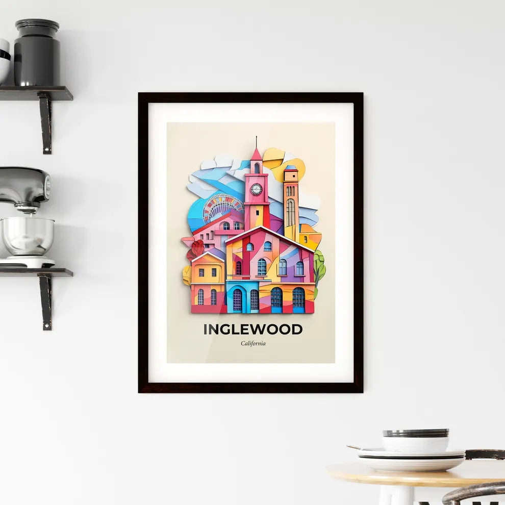 Vivid Inglewood, California, Framed Wall Art