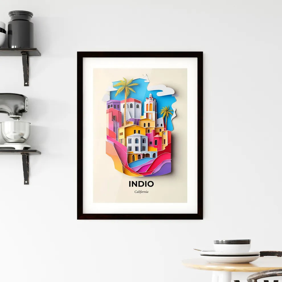 Vivid Indio, California, Framed Wall Art