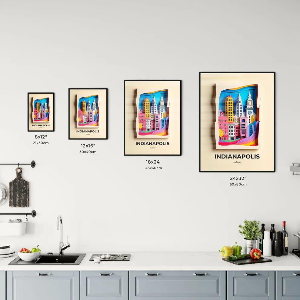 Vivid Indianapolis, Indiana, Kitchen Art