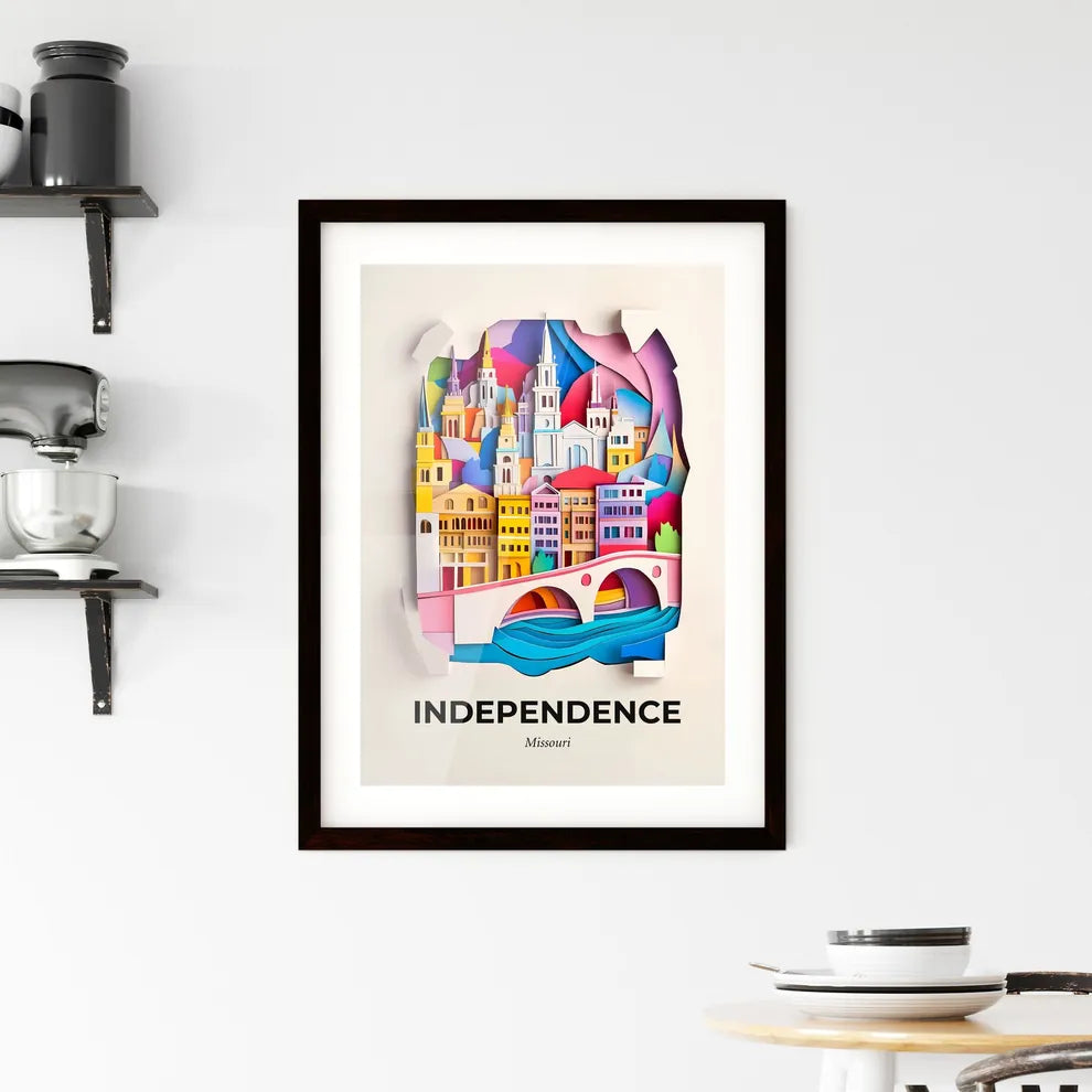 Vivid Independence, Missouri, Framed Wall Art