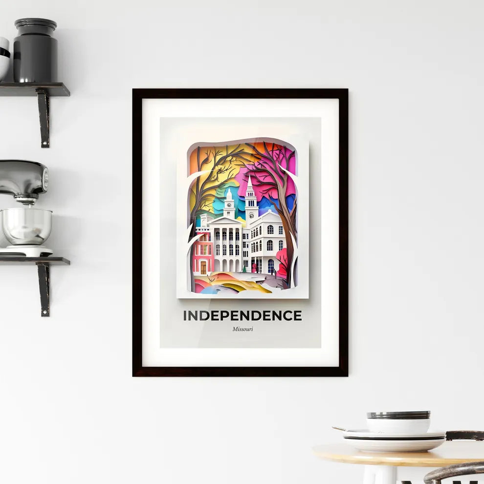 Vivid Independence, Missouri, Framed Wall Art
