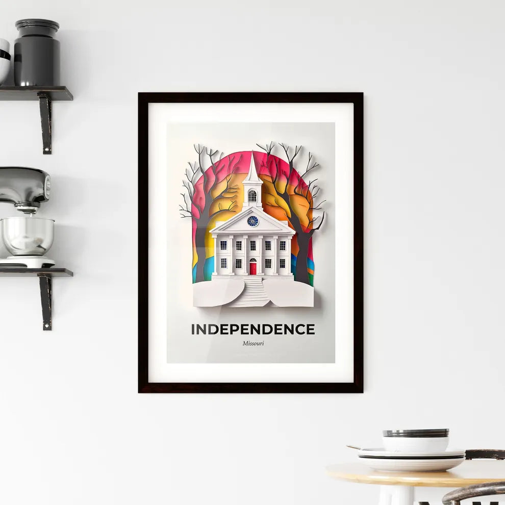 Vivid Independence, Missouri, Framed Wall Art