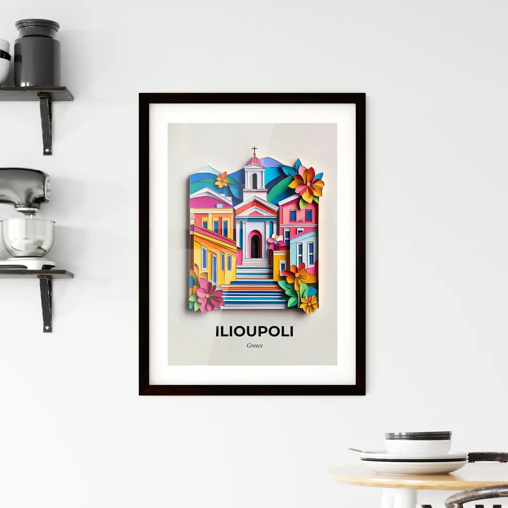 Vivid Ilioupoli, Greece, Framed Wall Art